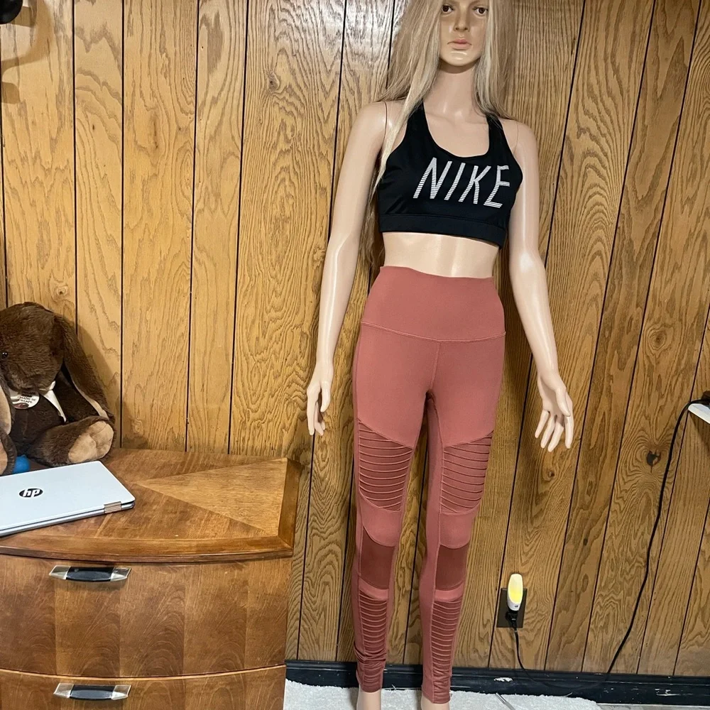 ALO" Yoga Moto Leggings -High Waist - Picture 12 of 16